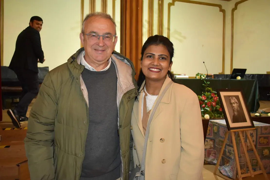 José Manuel Cid y Priya Ghosh