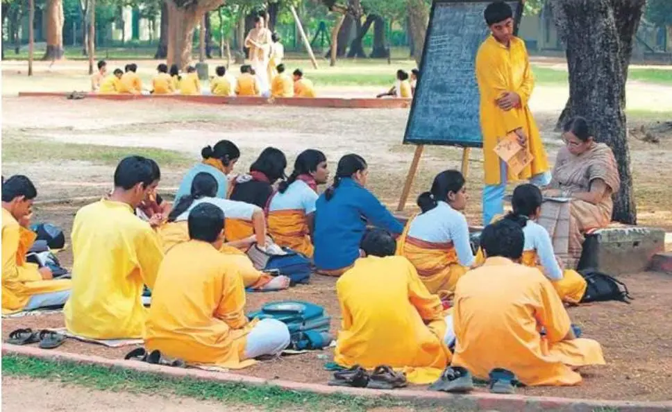 Escola en Santiniketan