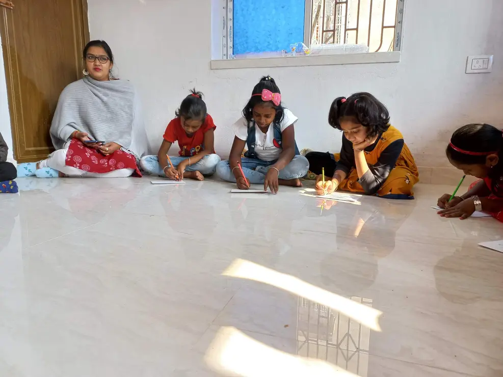 Actividade na casa José Paz Santiniketan