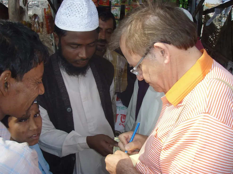 José Paz en Santiniketan