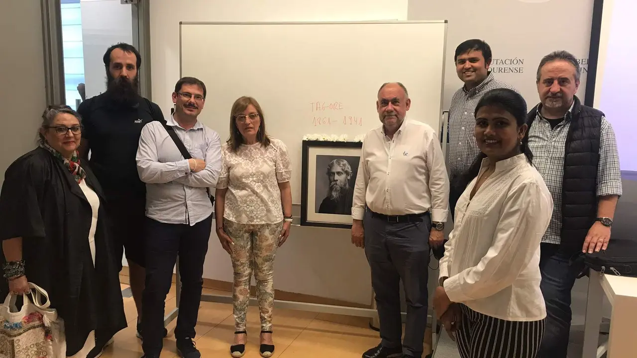 Asociación Paz Tagore y Círculo Poético Ourensán.