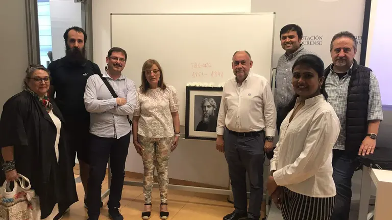 Asociación Paz Tagore y Círculo Poético Ourensán.